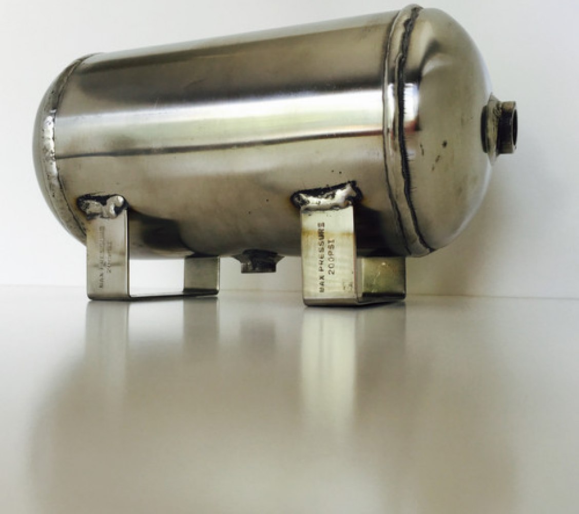 Polished Aluminium Air Tanks Air Suspension Specialists