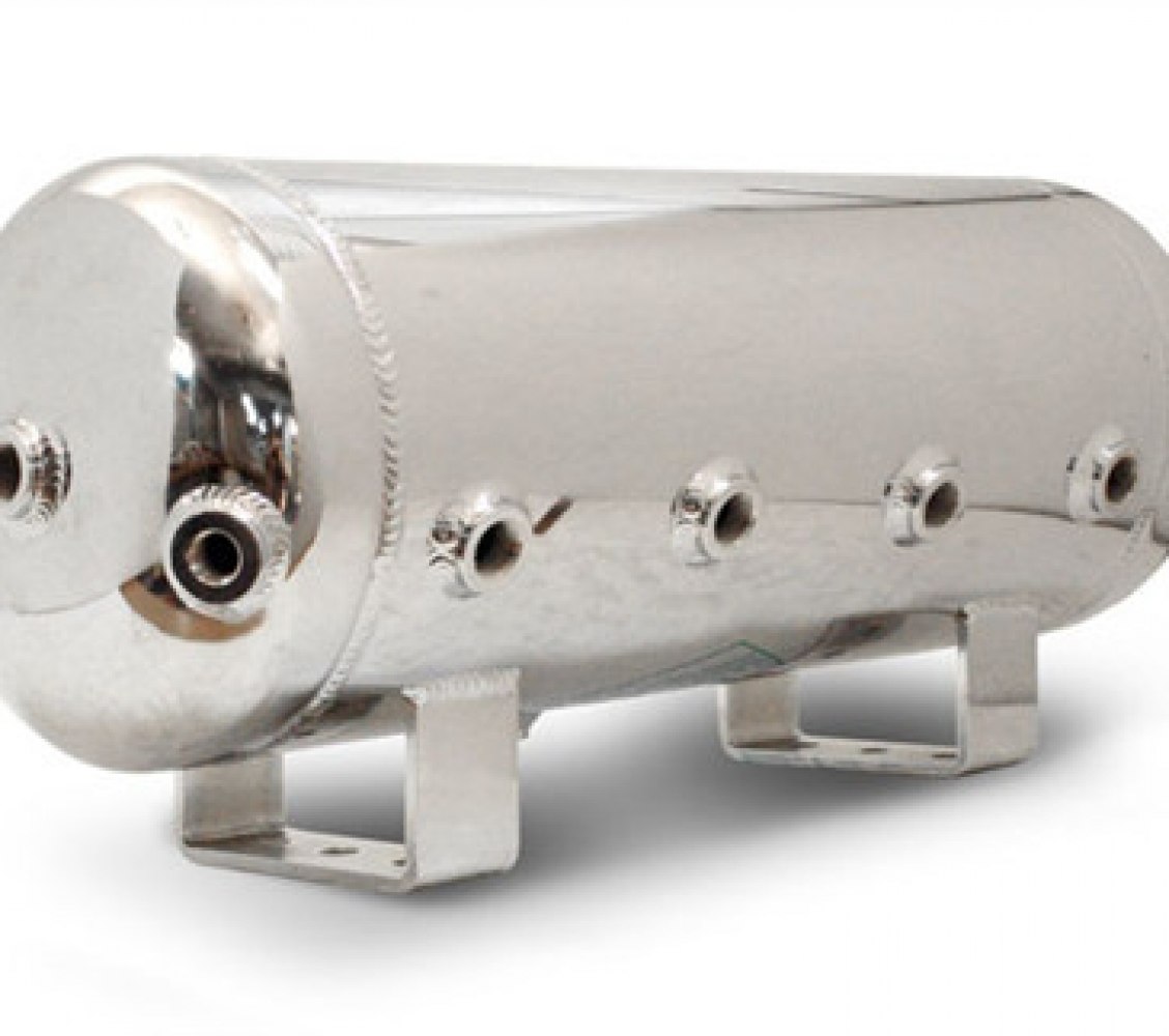 Polished Aluminium Air Tanks Air Suspension Specialists